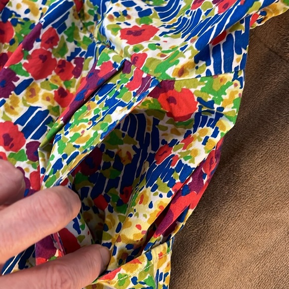 🌹NWOT:ANTHROPOLOGIE GIRLS FROM SAVOY FLORAL STRAPLESS DRESS - Picture 12 of 12